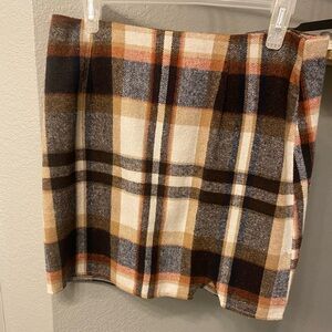 Plaid Skirt